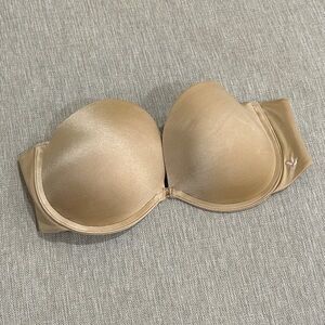 👙 Aerie Classic Nude Strapless Bra Size 34D! With Straps!